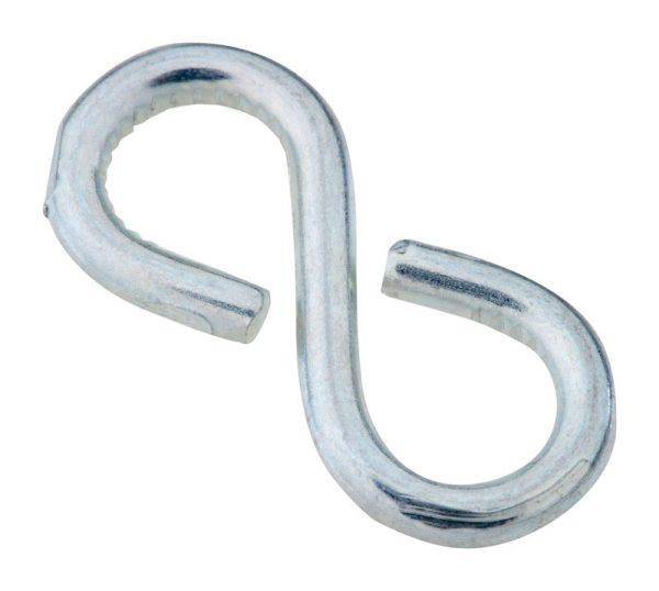 National Hardware Zinc-Plated Silver Steel 1-1/8 in. L Closed S-Hook 1 pk