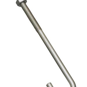 National Hardware Zinc-Plated Silver Steel 7 in. L J-Bolt 1 pk