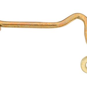 National Hardware Gold Solid Brass 3 in. L Hook and Eye 1 pk