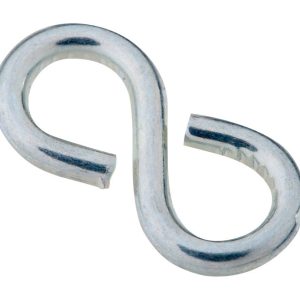 National Hardware Zinc-Plated Silver Steel 7/8 in. L Closed S-Hook 1 pk