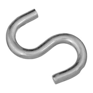 National Hardware Small Zinc-Plated Silver Steel 2-1/2 in. L Open S-Hook 140 lb 1 pk