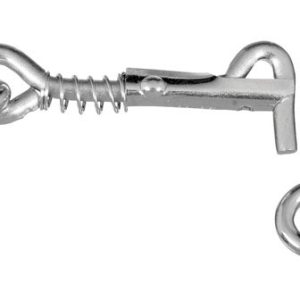 National Hardware Zinc-Plated Silver Steel 2 in. L Safety Hook and Eye 1 pk