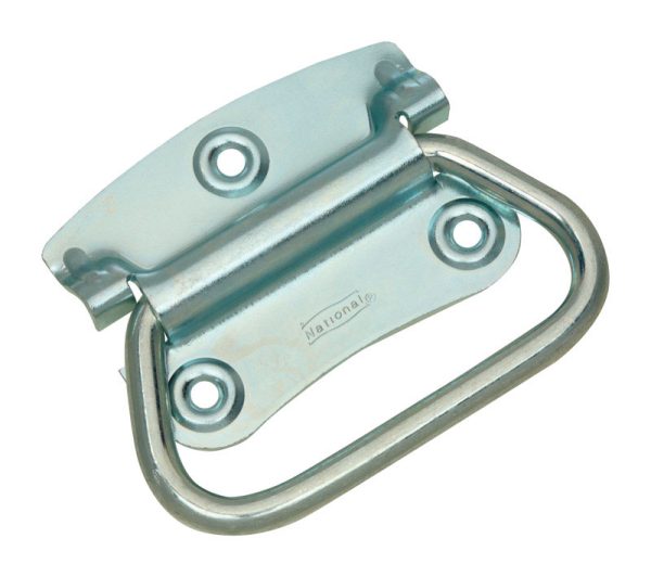 National Hardware Zinc-Plated Steel Chest Handle 2.74 in. 1 pk