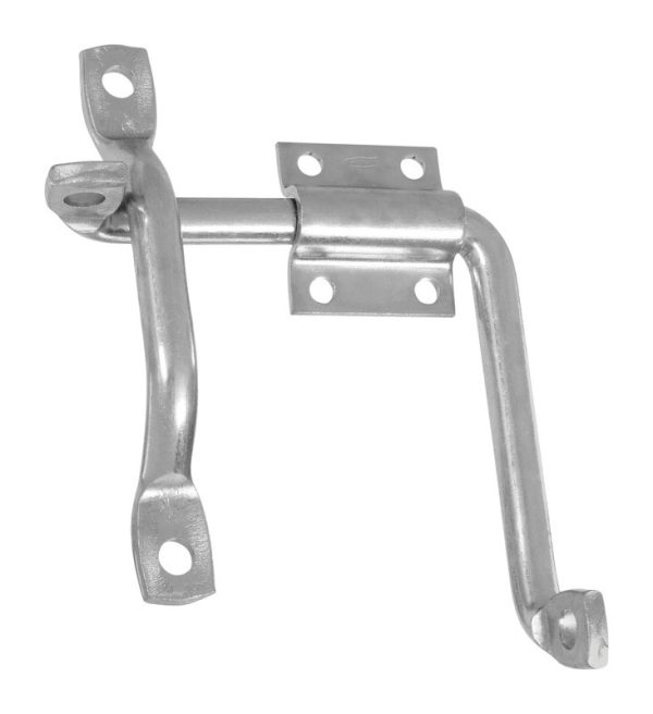 National Hardware 5.42 in. H X 0.78 in. W X 5.83 in. L Zinc-Plated Steel Slide-Action Door/Gate Latc