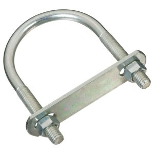 National Hardware 3/8 in. X 2-1/2 in. W X 4 in. L Coarse Zinc-Plated Steel U-Bolt