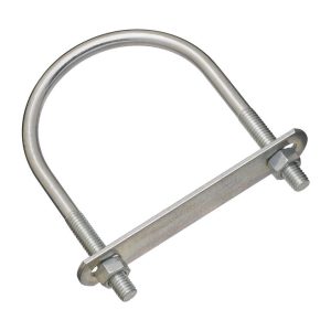 National Hardware 3/8 in. X 3-1/2 in. W X 5-1/4 in. L Coarse Zinc-Plated Steel U-Bolt