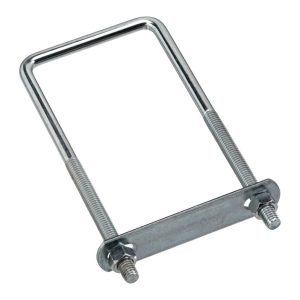 National Hardware 3/8 in. X 3 in. W X 7 in. L Coarse Zinc-Plated Steel Square U-Bolt
