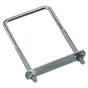 National Hardware 3/8 in. X 3-5/8 in. W X 7 in. L Coarse Zinc-Plated Steel Square U-Bolt