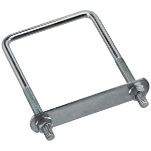 National Hardware 3/8 in. X 3-5/8 in. W X 6 in. L Coarse Zinc-Plated Steel Square U-Bolt