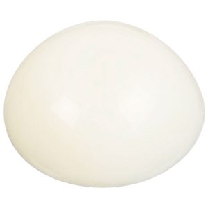 National Hardware Plastic Almond Soft Round Door Stop Mounts to wall