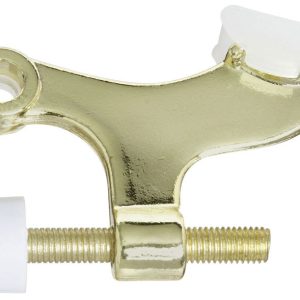 National Hardware Zinc Brass Gold Hinge Pin Door Stop Mounts to door
