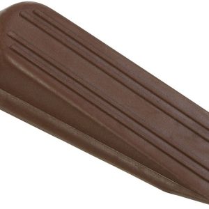 National Hardware 1.25 in. W X 4 in. L Rubber Brown Wedge Door Stop Mounts to floor
