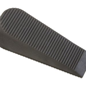 National Hardware 6 in. L Rubber Gray Wedge Door Stop Mounts to floor