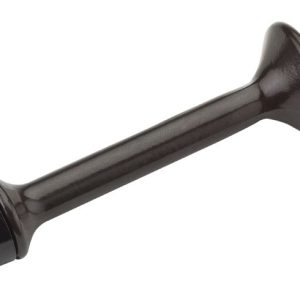 National Hardware 3 in. L Zinc w/Rubber Tip Oil Rubbed Bronze Rigid Door Stop Mounts to wall 1 in.