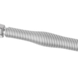 National Hardware Steel Satin Nickel Silver Spring Door Stop Mounts to wall