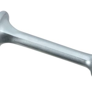 National Hardware 3 in. L Zinc w/Rubber Tip Satin Chrome Silver Rigid Door Stop Mounts to wall