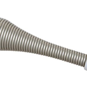 National Hardware Steel w/Plastic Tip Satin Nickel Silver Spring Door Stop Mounts to wall