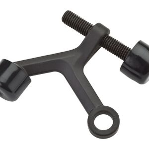 National Hardware Zinc Oil Rubbed Bronze Brown Hinge Pin Door Stop Mounts to door