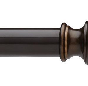 Umbra Bronze Curtain Rod 48 in. L X 88 in. L