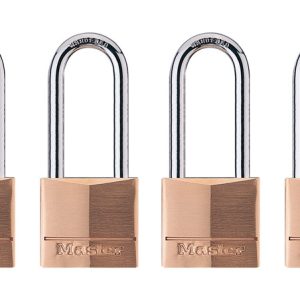 Master Lock 1-9/16 in. W Brass 4-Pin Tumbler Padlock Keyed Alike