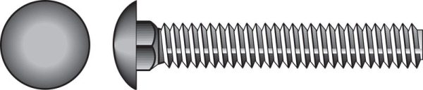 Hillman 5/16 in. X 3 in. L Zinc-Plated Steel Carriage Bolt 100 pk