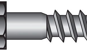 Hillman 1/2 in. X 6 in. L Hex Zinc-Plated Steel Lag Screw 25 pk