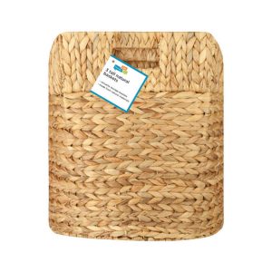 Honey-Can-Do 3.17 cu ft Natural Organizer Bin 14 in. H X 16 in. W X 22 in. D