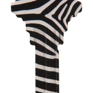 Hillman Wackey Zebra House/Office Universal Key Blank Single