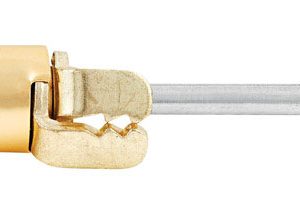 National Hardware Brass-Plated Aluminum/Steel Pneumatic Hinge Pin Closer