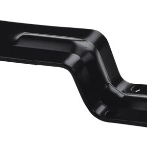 National Hardware Gloss Black Hot Rolled Steel Open Bar Holder 1 pk
