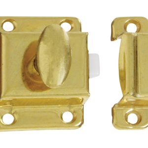 National Hardware Bright Brass Gold Steel Cupboard Turn