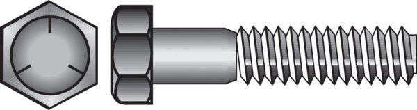 Hillman 1/4 in. D X 3/4 in. L Heat Treated Zinc Steel Hex Head Cap Screw 100 pk