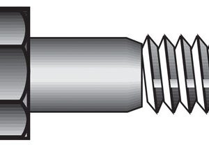 Hillman 1/4 in. D X 1 in. L Heat Treated Zinc Steel Hex Head Cap Screw 100 pk
