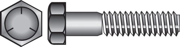 Hillman 1/4 in. D X 1-1/4 in. L Heat Treated Zinc Steel Hex Head Cap Screw 100 pk