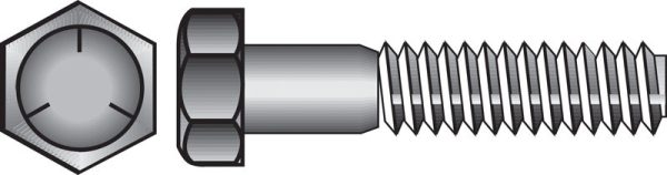 Hillman 5/8 in. D X 1-1/2 in. L Heat Treated Zinc Steel Hex Head Cap Screw 25 pk