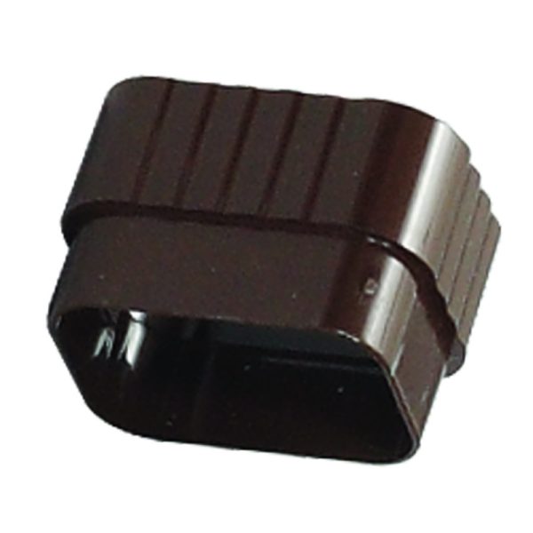 Amerimax 2 in. W X 3 in. L Brown Vinyl K Downspout Connector