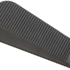National Hardware 6 in. W Rubber Gray Wedge Door Stop Mounts to floor