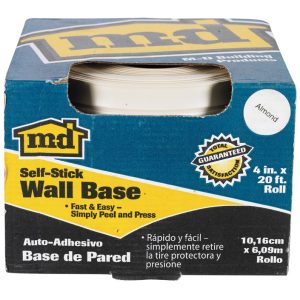 M-D 20 ft. L Prefinished Almond Vinyl Wall Base