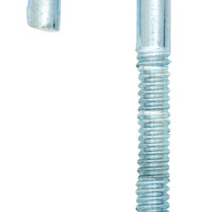 Hampton Medium Zinc-Plated Silver Zinc 0.625 in. L J-Bolt 110 lb 1 pk