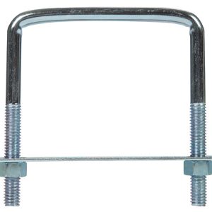 Hampton 3/8 in. X 3-3/4 in. W X 4 in. L Coarse Zinc-Plated Steel Lumber Size Square Bend U-Bolt