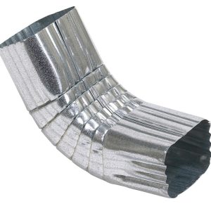 Amerimax 2 in. H X 3 in. W X 9 in. L Metallic Galvanized Steel A Downspout Elbow
