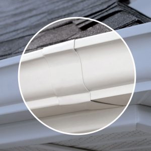 Amerimax 5 in. W White Aluminum K Slip Joint Connector
