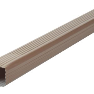 Amerimax 2 in. H X 3 in. W X 120 in. L Brown Aluminum K Downspout