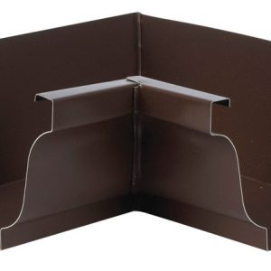 Amerimax 3.75 in. H X 7.5 in. W X 7.5 in. L Brown Aluminum K Inside Miter