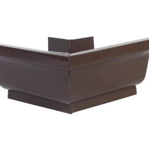 Amerimax 3.5 in. H X 7.25 in. W X 7.25 in. L Brown Aluminum K Outside Miter
