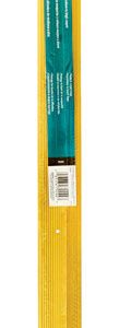 M-D 5/16 in. H X 36 in. L Prefinished Satin Brass Aluminum Carpet Trim