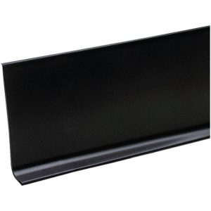 M-D 0.13 in. H X 48 in. L Prefinished Black Vinyl Wall Base