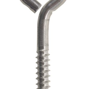 Hampton 5/16 in. X 4 in. L Stainless Stainless Steel Lag Thread Eyebolt