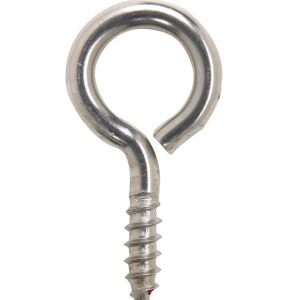 Hampton 3/16 in. D X 1-5/8 in. L Polished Stainless Steel Screw Eye 60 lb. cap. 1 pk