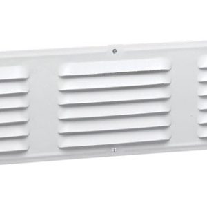 Air Vent 4 in. H X 16 in. L White Aluminum Undereave Vent